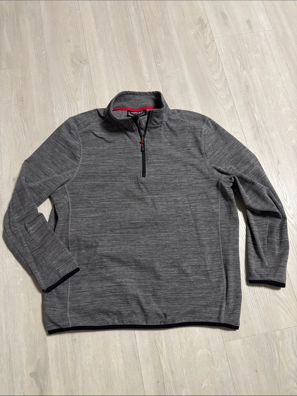 🔥BUNDLESALE Men’s XL Avalanche Gray Quarter-Zip Pullover Sweatshirt Shirt NWOT